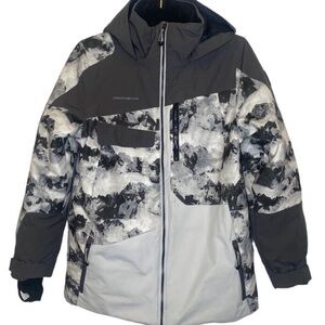 Obermeyer Black and Gray Teen Jacket